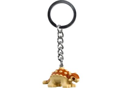 Baby ankylosaurus key chain